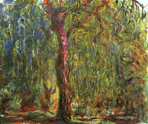 Weeping Willow (Claude Monet) - Reprodução com Qualidade Museu