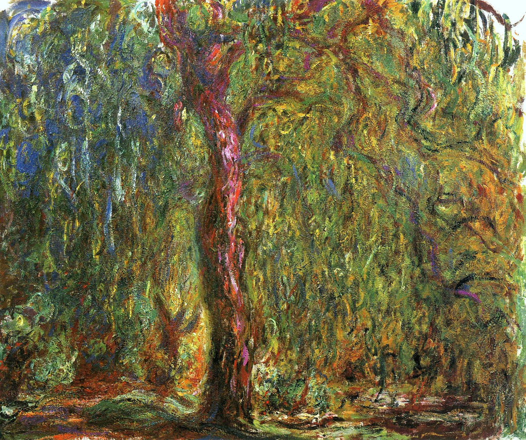 Weeping Willow (Claude Monet) - Reprodução com Qualidade Museu