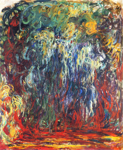 Salgueiro-chorão, Giverny (Claude Monet) - Reprodução com Qualidade Museu