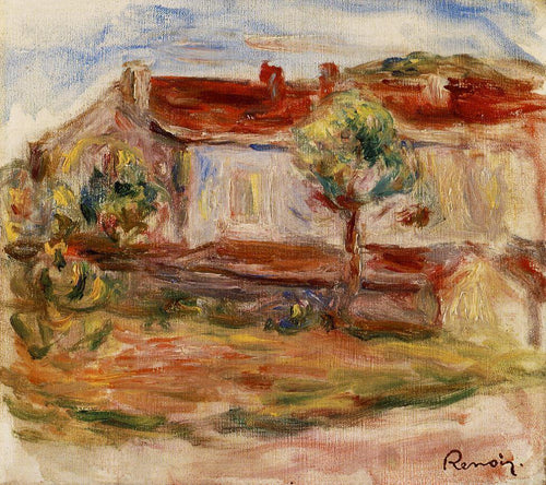 Casa branca (Pierre-Auguste Renoir) - Reprodução com Qualidade Museu