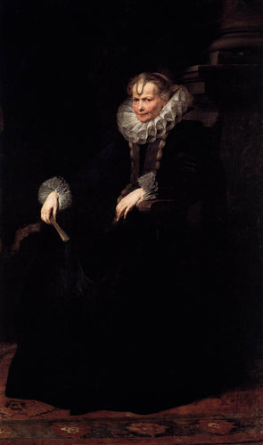 Esposa de um genovês aristocrático (Anthony van Dyck) - Reprodução com Qualidade Museu