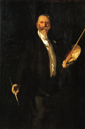 William Merritt Chase (John Singer Sargent) - Reprodução com Qualidade Museu