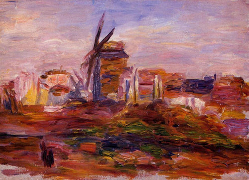 Moinho de vento (Pierre-Auguste Renoir) - Reprodução com Qualidade Museu