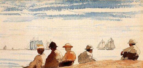 Gloucester Boys (Winslow Homer) - Reprodução com Qualidade Museu