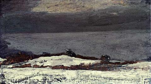 Pescoço Prouts No Inverno (Winslow Homer) - Reprodução com Qualidade Museu