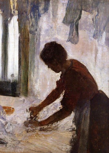 Mulher Engomar - Silhueta (Edgar Degas) - Reprodução com Qualidade Museu
