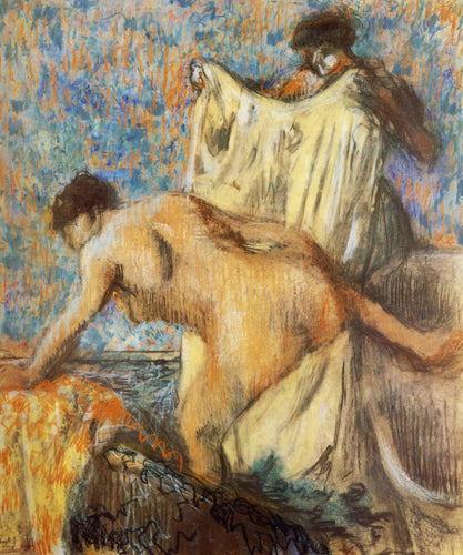 Mulher saindo do banho (Edgar Degas) - Reprodução com Qualidade Museu
