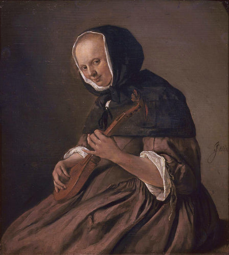 Mulher tocando o Sistrum
