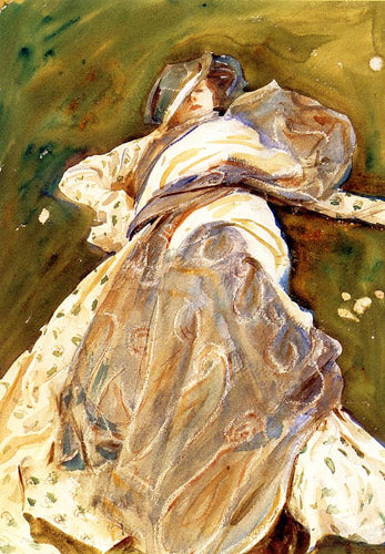Mulher reclinada (John Singer Sargent) - Reprodução com Qualidade Museu