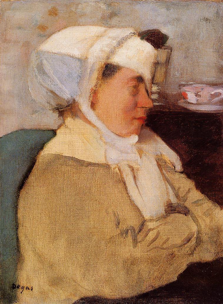 Mulher com uma bandagem (Edgar Degas) - Reprodução com Qualidade Museu