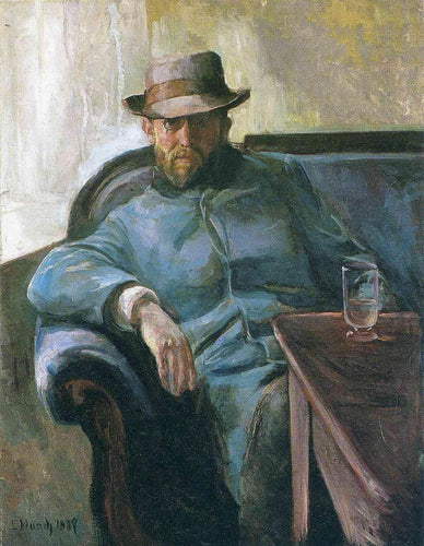 Escritor Hans Jaeger (Edvard Munch) - Reprodução com Qualidade Museu