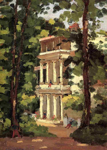 Yerres, Colunata do Casin (Gustave Caillebotte) - Reprodução com Qualidade Museu