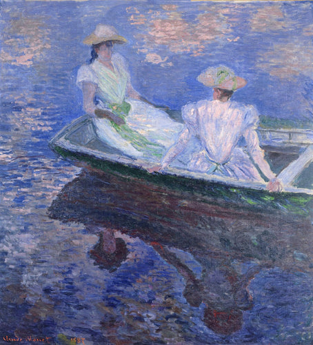 Barco para meninas jovens (Claude Monet) - Reprodução com Qualidade Museu