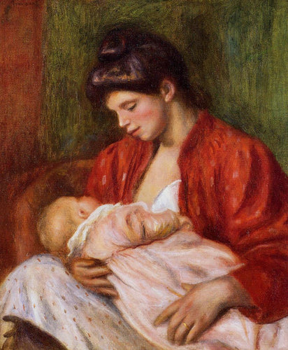 Jovem mãe (Pierre-Auguste Renoir) - Reprodução com Qualidade Museu