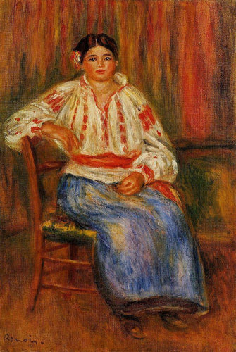 Jovem romeno (Pierre-Auguste Renoir) - Reprodução com Qualidade Museu