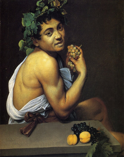 Baco doente jovem (Caravaggio) - Reprodução com Qualidade Museu