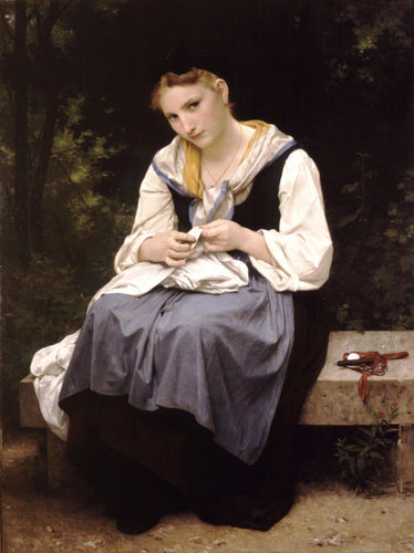 Jovem trabalhador (William-Adolphe Bouguereau) - Reprodução com Qualidade Museu