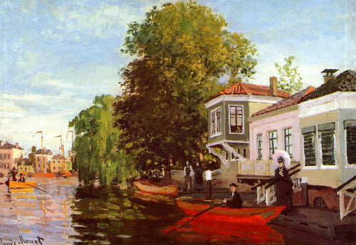 Zaan At Zaandam (Claude Monet) - Reprodução com Qualidade Museu